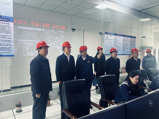 宿州市領(lǐng)導走訪調(diào)研中元化工