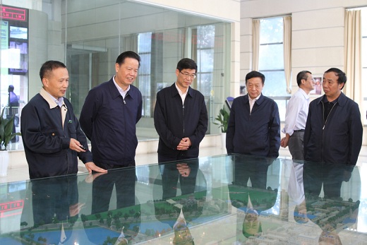 省政協主席張昌爾來公司調研